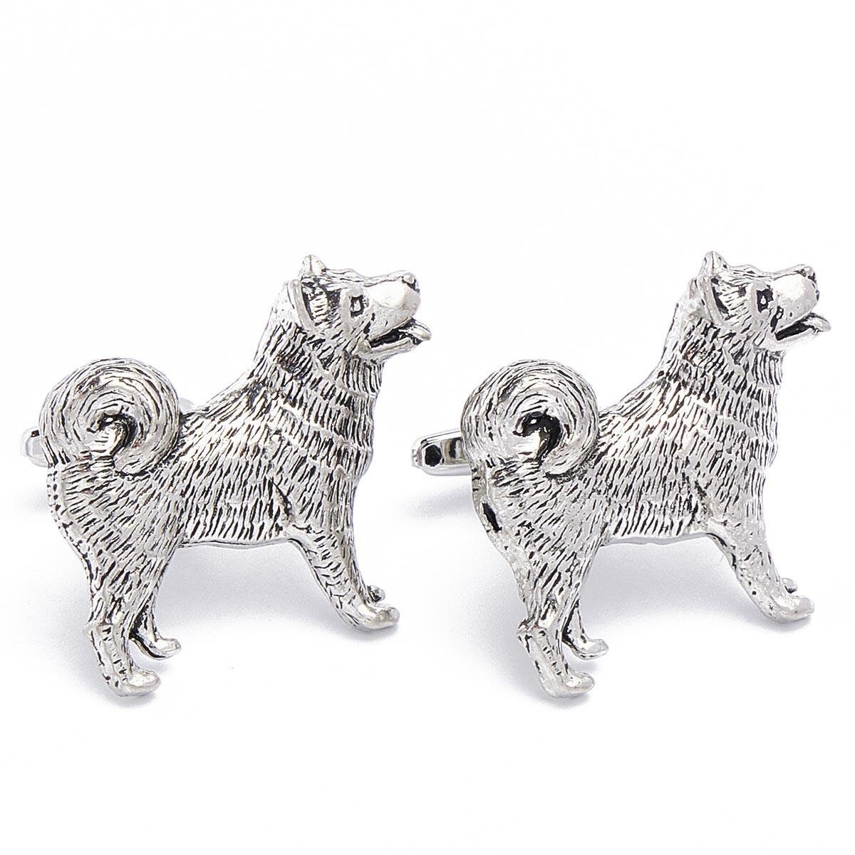 Cufflinks - Dogs Siberian Husky UK Made