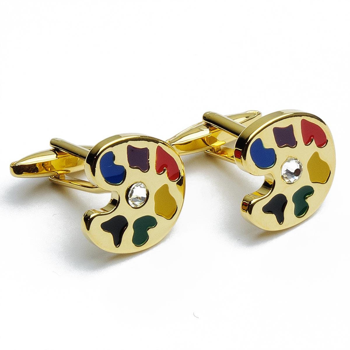 Cufflinks - Painters Palette Artist Painting