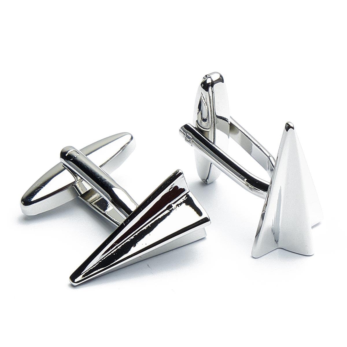 Cufflinks - Airplane Paper Airplane Artistic Performance