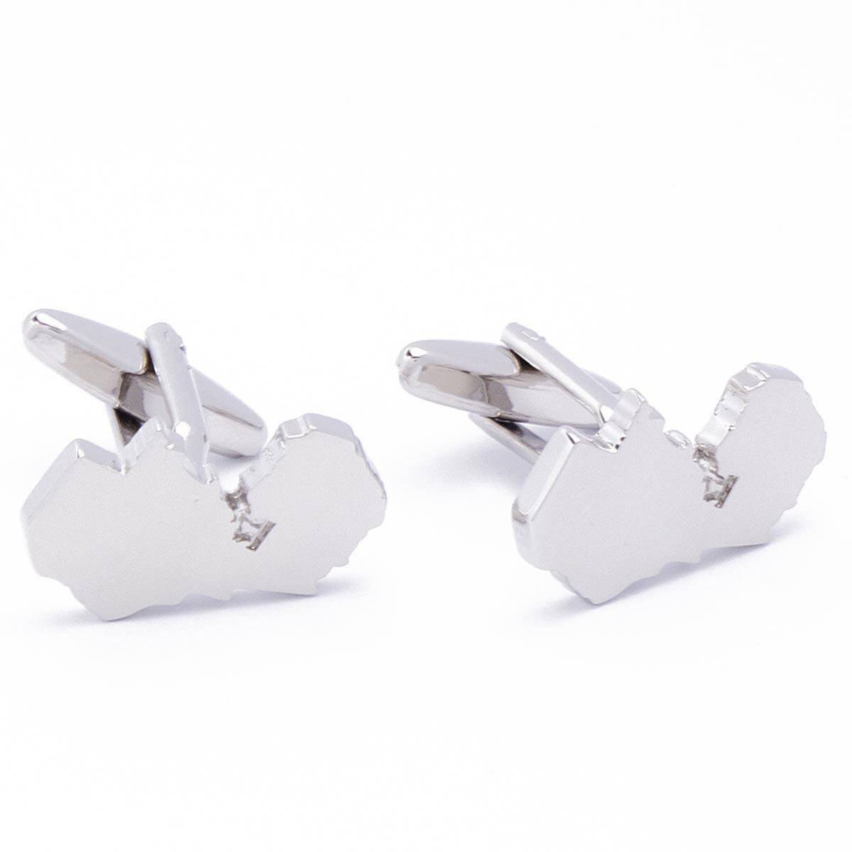 Cufflinks - Zambia Map Outline
