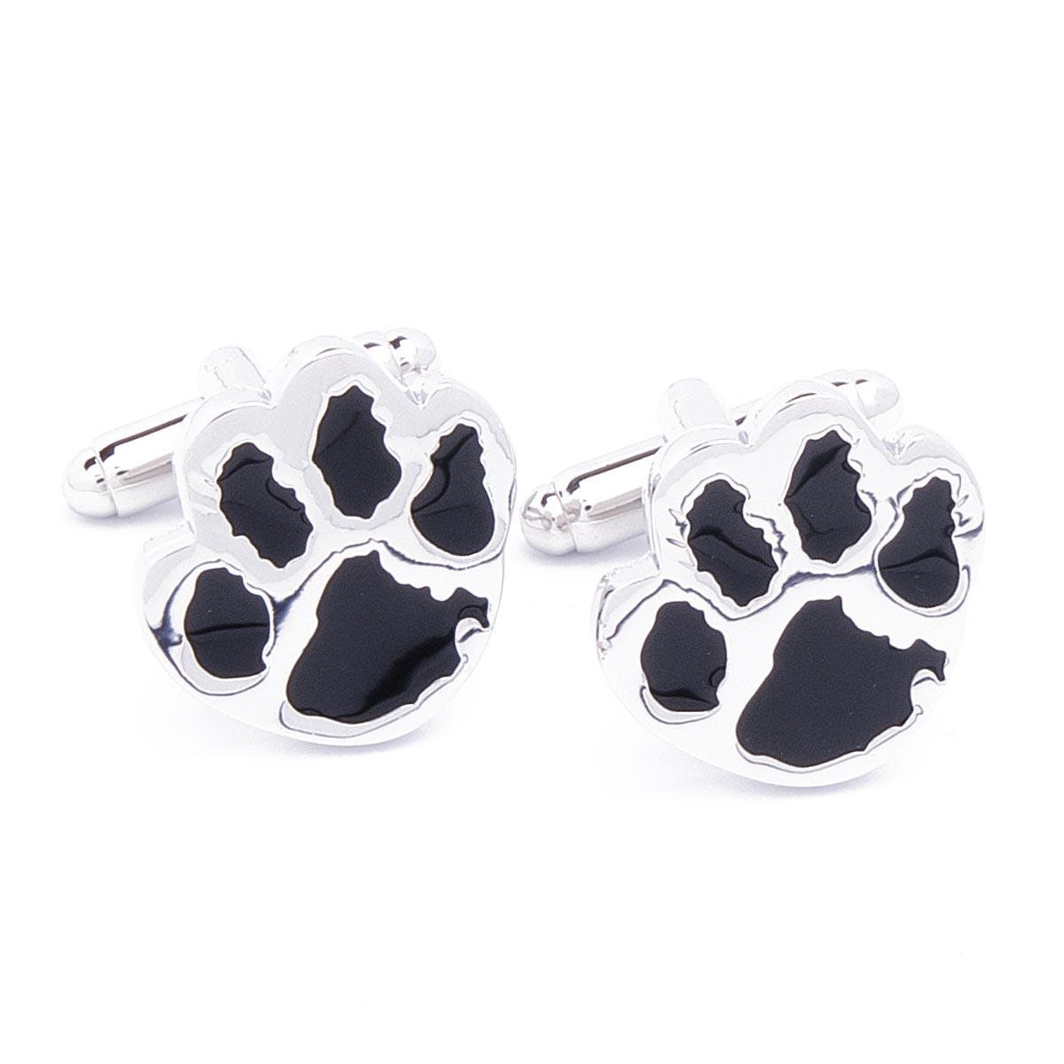 Cufflinks - Dog legs Black