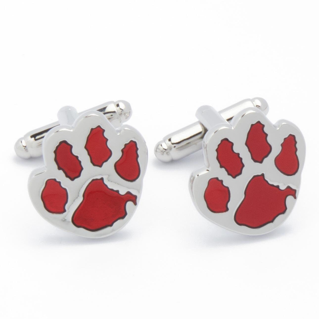 Cufflinks - Dog legs Red