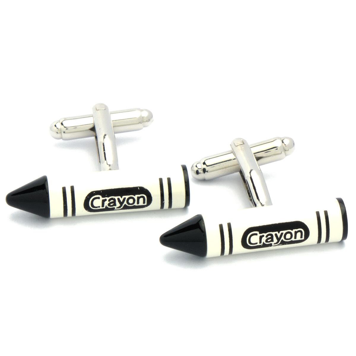 Cufflinks - White Wax Chalk Wasco Drawing