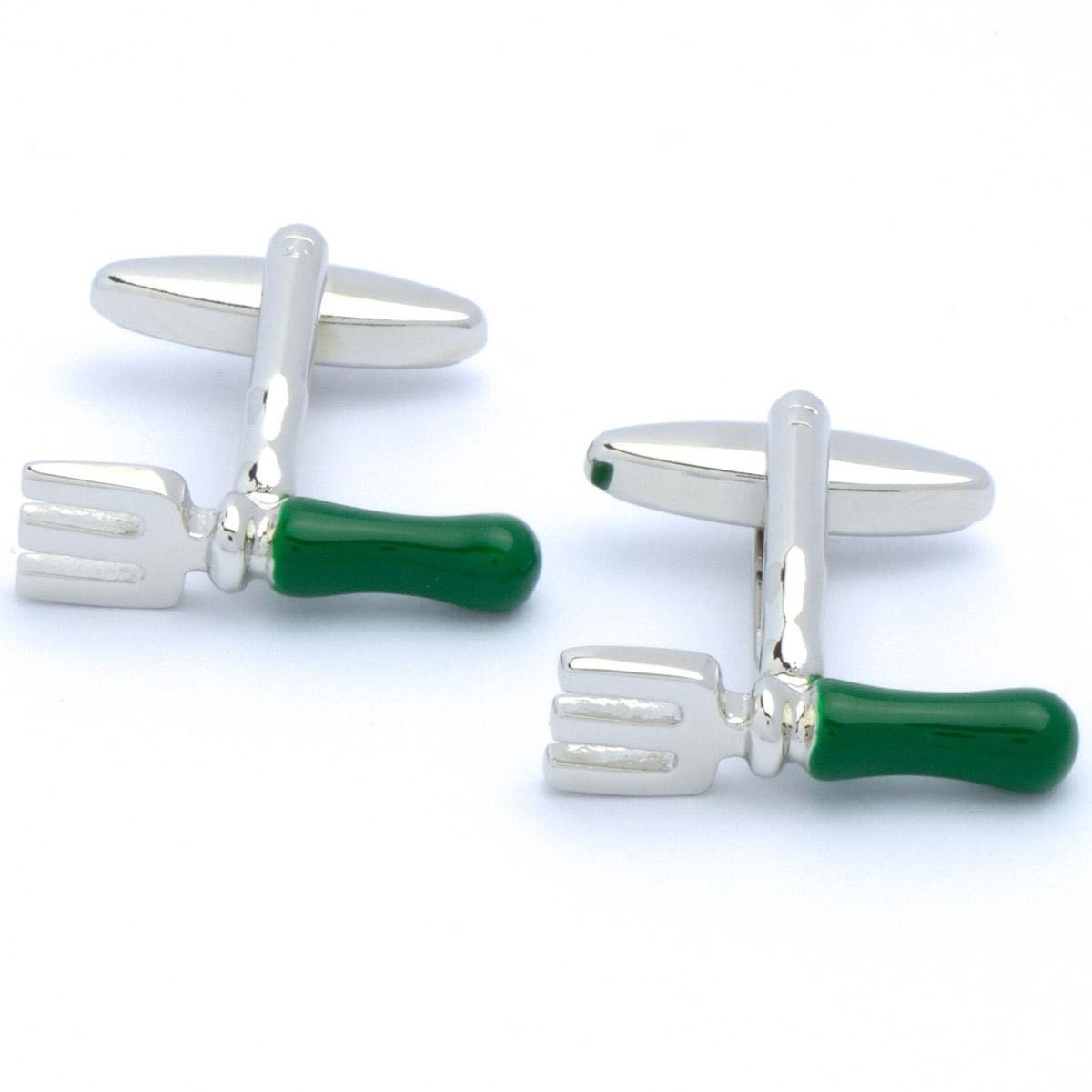 Cufflinks - Vegetable Garden Tools Harkjes Green