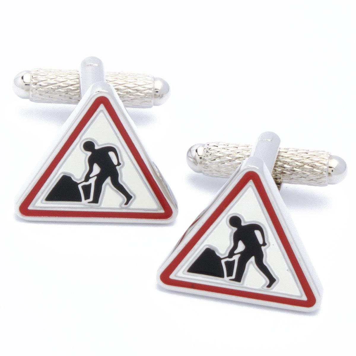 Cufflinks - Work in progress White Black Red
