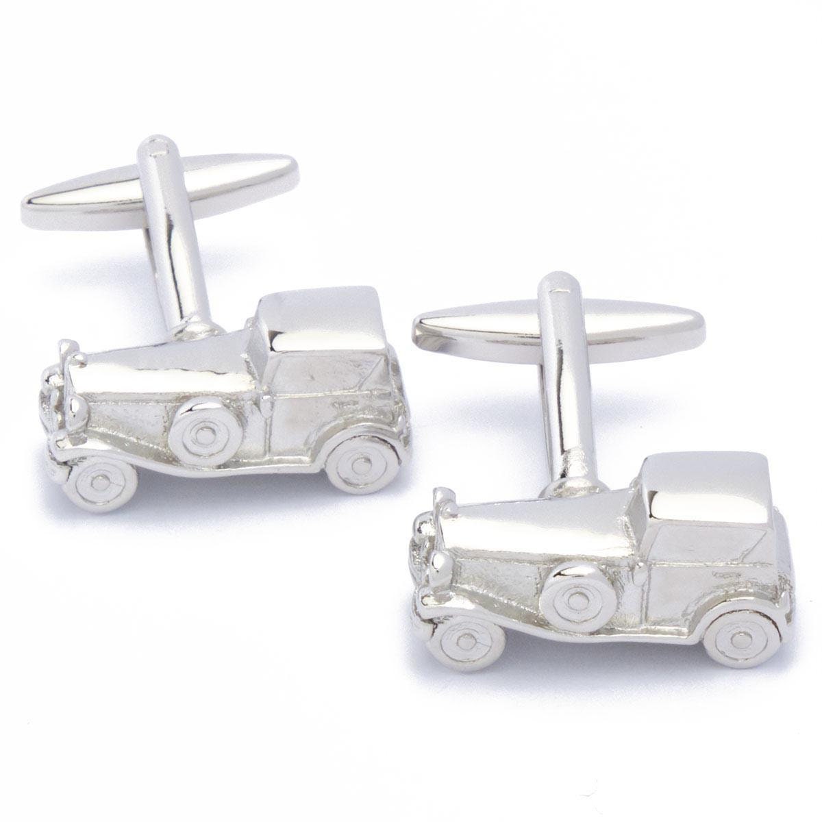 Cufflinks - Oldtimer Auto Silver