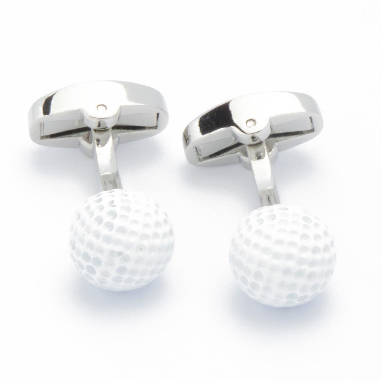 Cufflinks - Golf Ball Two White Golf Balls