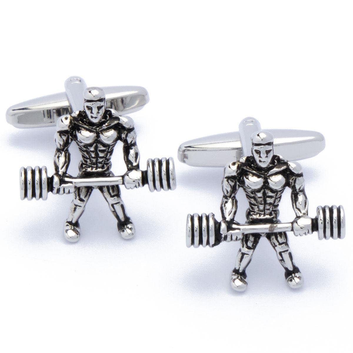 Cufflinks - Fitness Bodybuilder Weights
