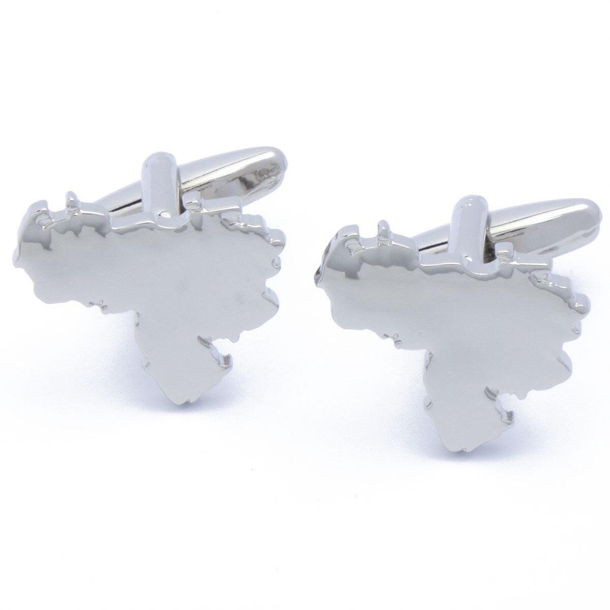 Cufflinks - Venezuela Map Outline
