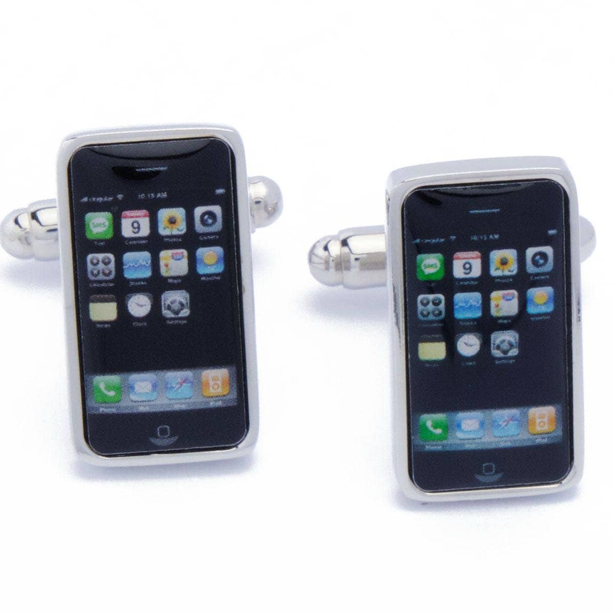 Cufflinks - Smartphone Iphone Mobile Phone Black