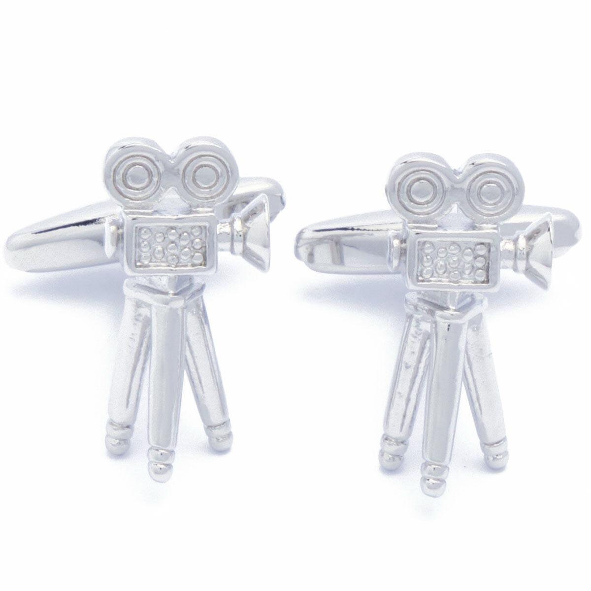 Cufflinks - Film Camera Retro Standing Film Camera