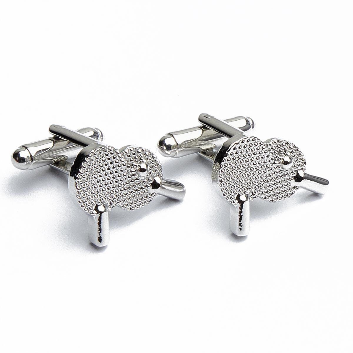 Cufflinks - Table tennis Tennis Two Bats