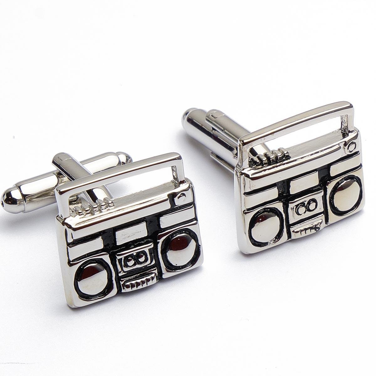 Cufflinks - Boombox Soundbox Ghetto Blaster Speakers