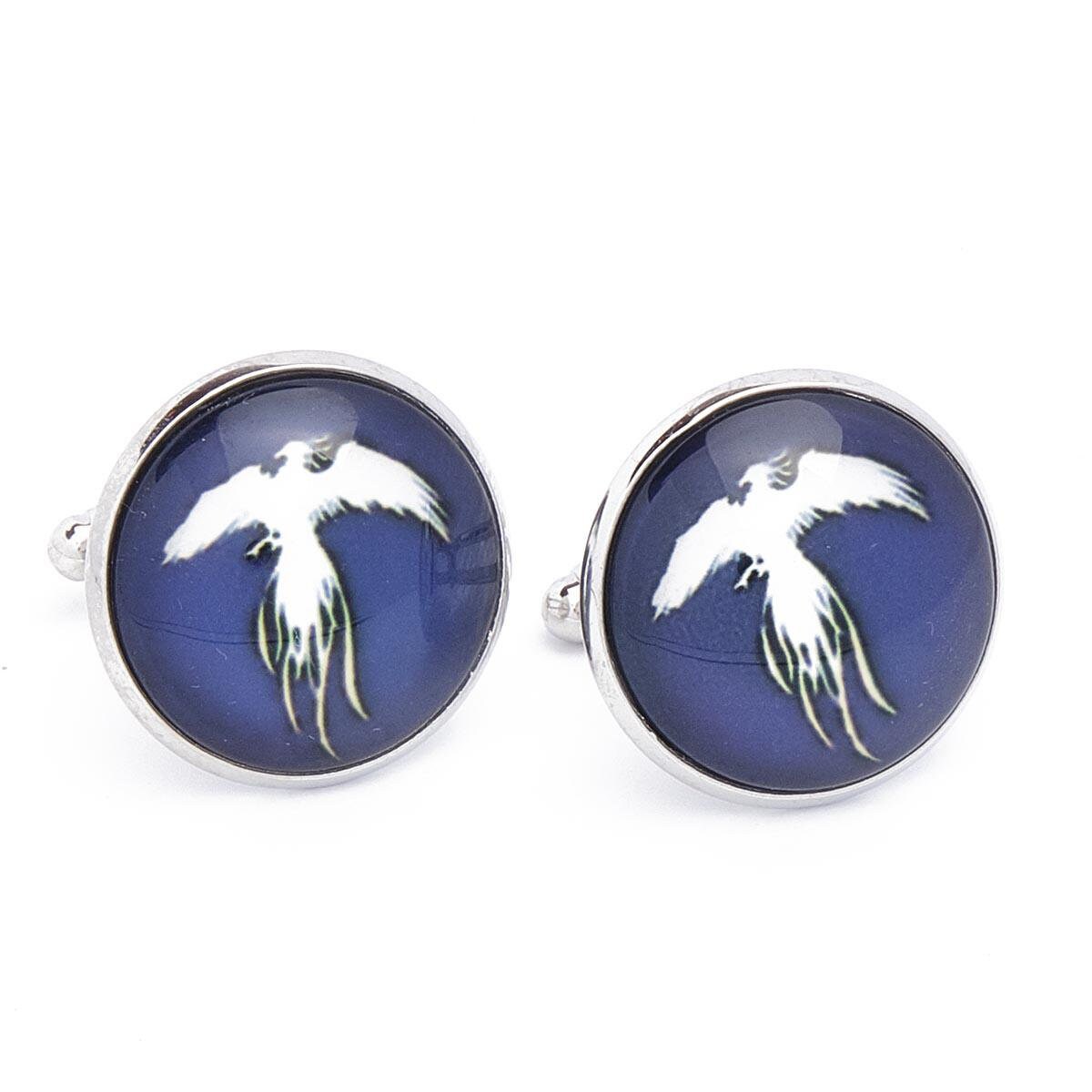 Cufflinks - Fenix Phenix Round Black White