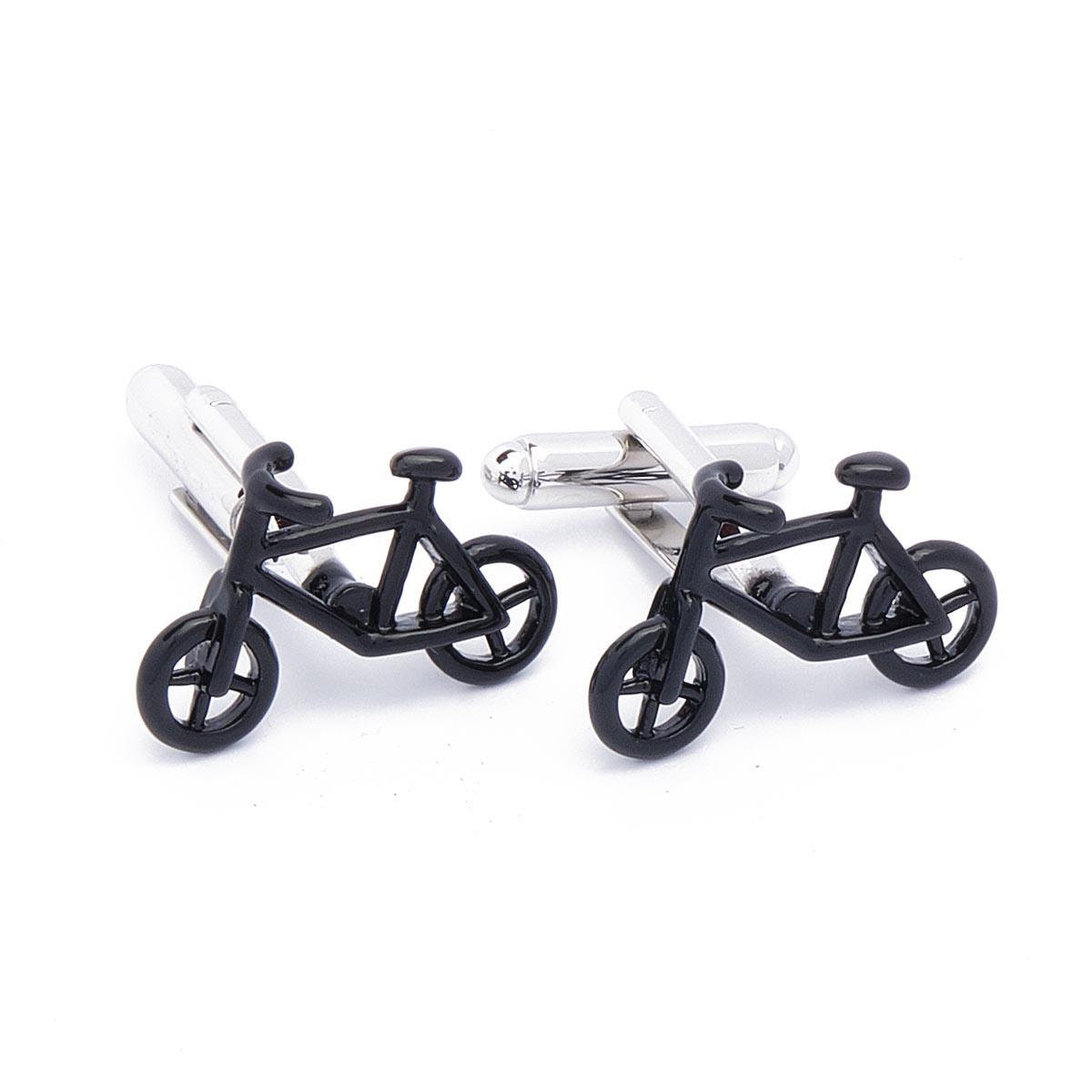 Cufflinks - Bicycle Bikes Black
