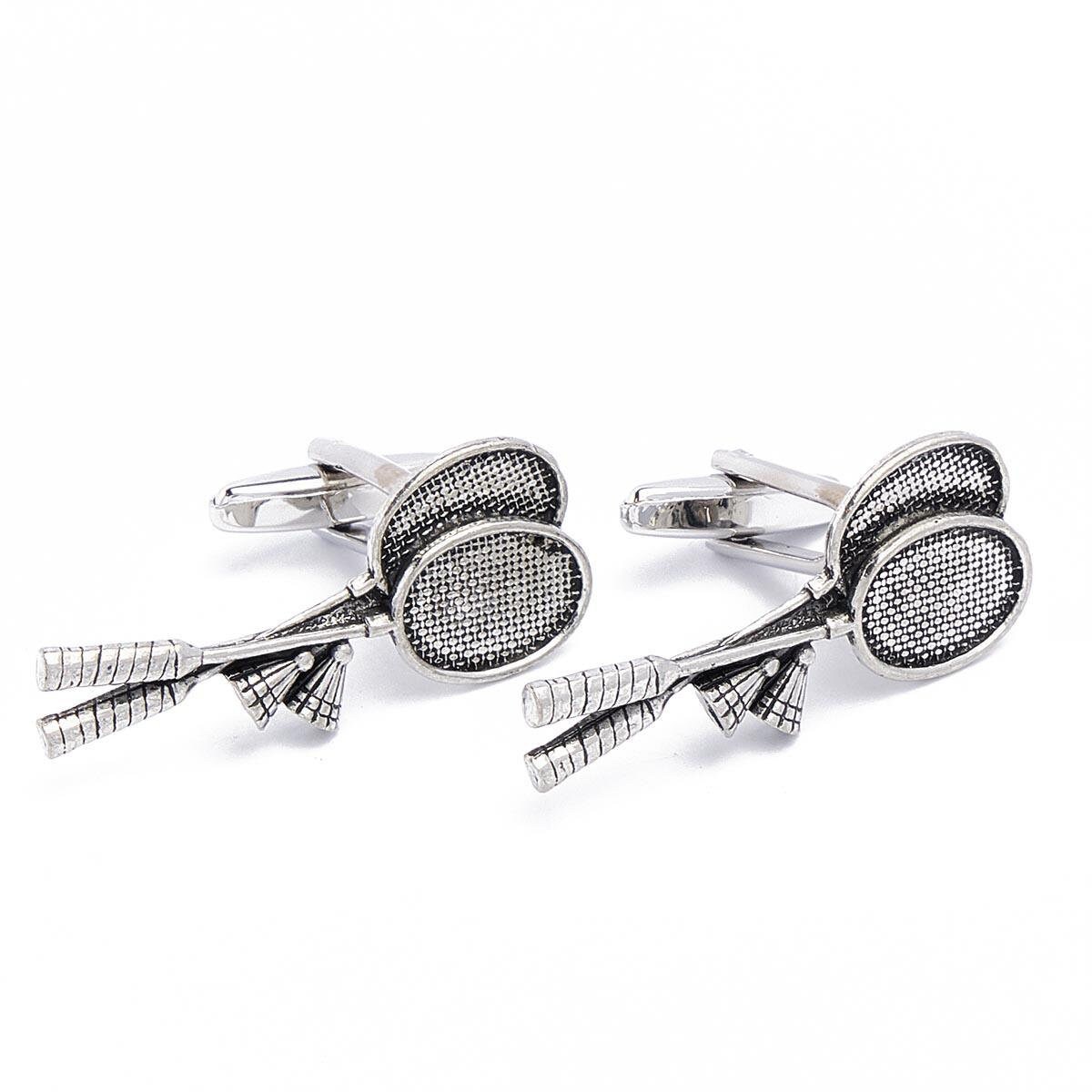 Cufflinks - Badminton Racket and Shuttle UK Made
