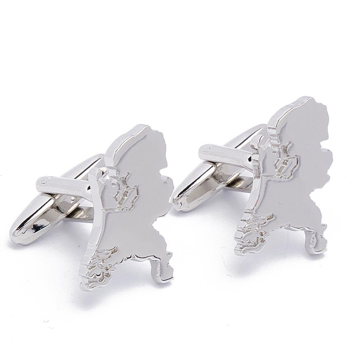 Cufflinks - English Map Outline