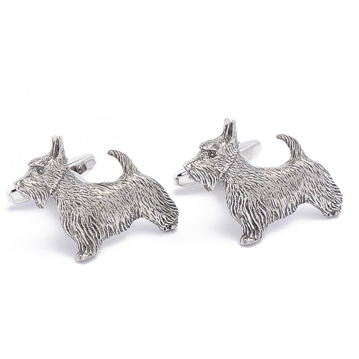 Cufflinks - Dogs Scottish Terrier Scottie UK Made