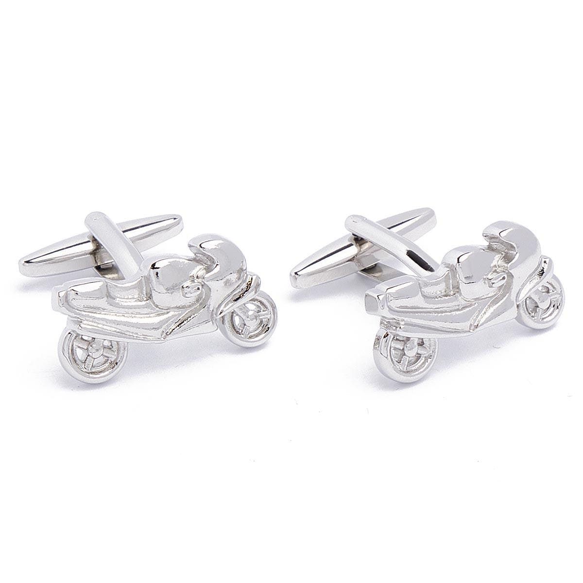 Cufflinks - Motorcycle Racing Motorcycle Fast Modern Motorcycle