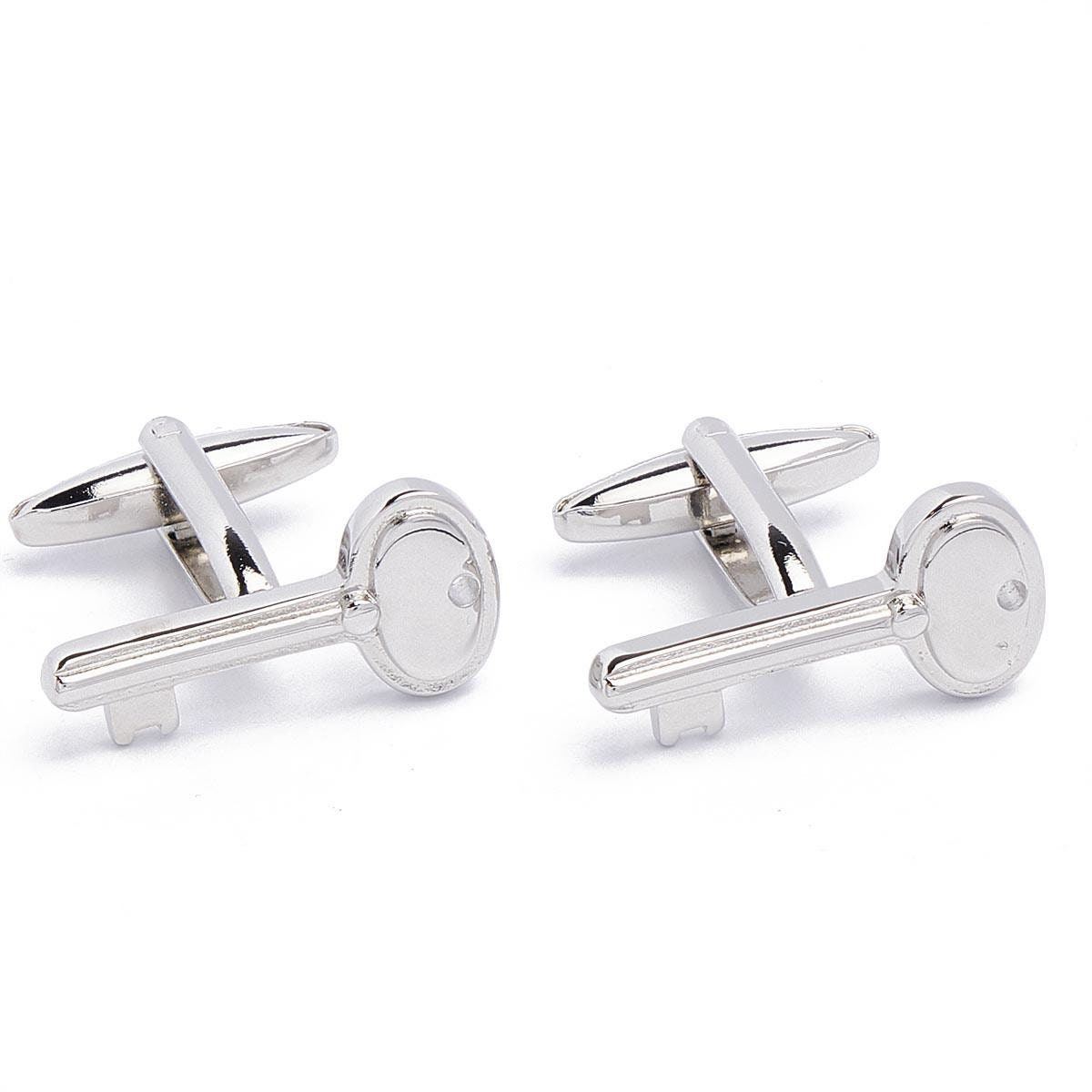 Cufflinks - Keys Key Silver