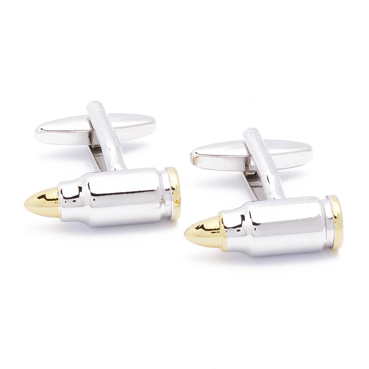 Cufflinks - Ball with Golden Tip