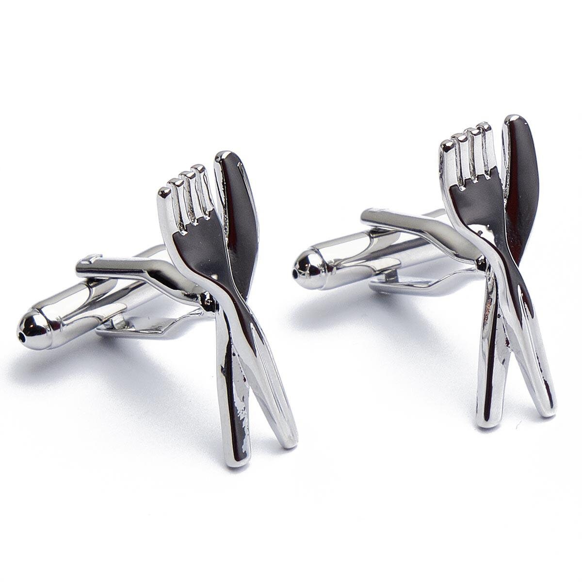 Cufflinks - Knife and Fork Cutlery