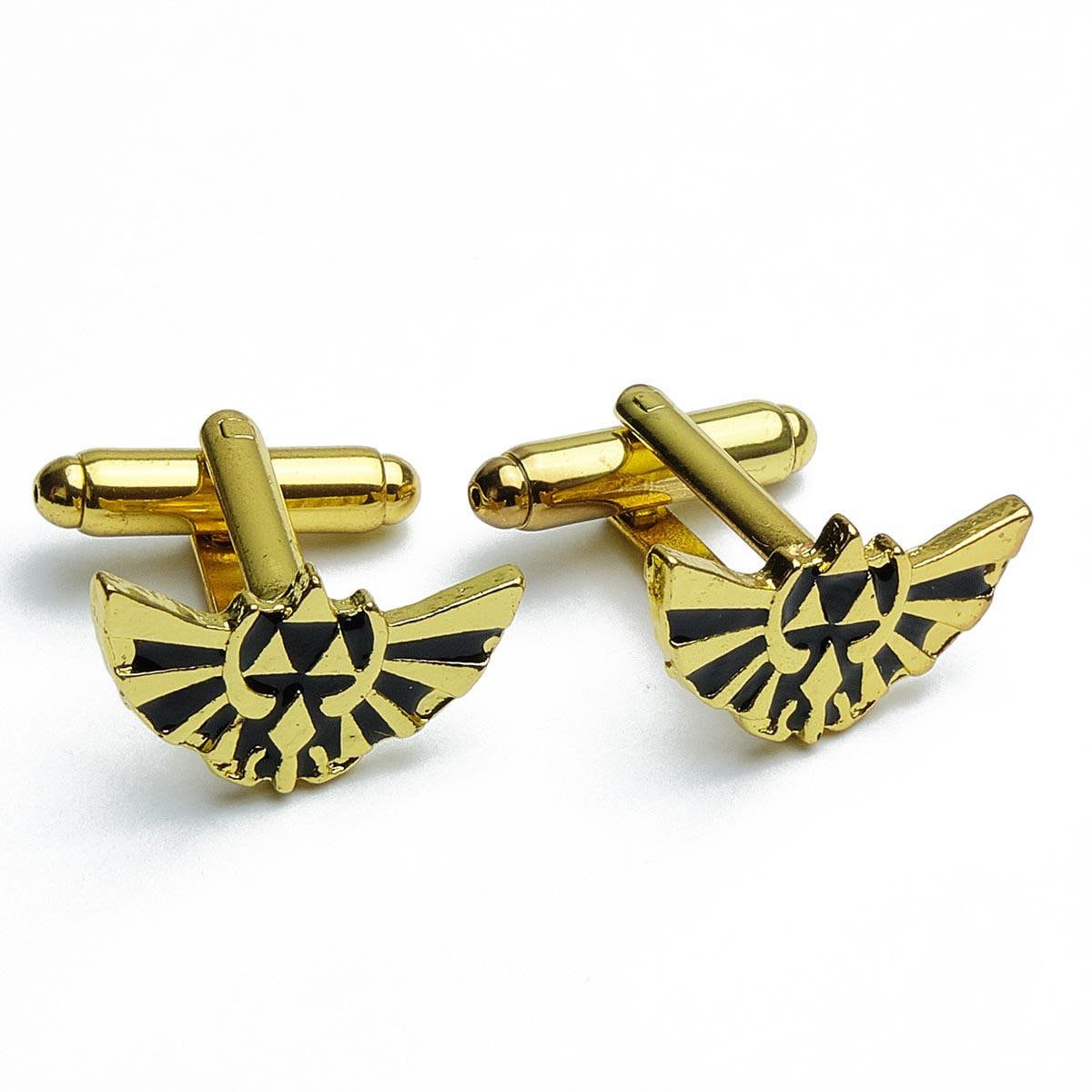 Cufflinks - Geometric Shape Yellow with Black