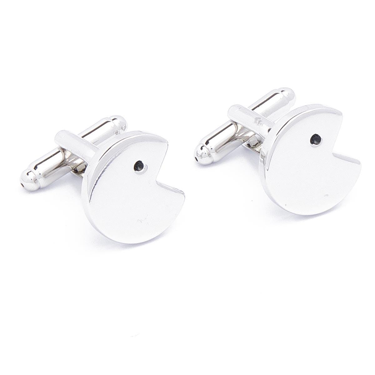 Cufflinks - Pacman Pacman's Computer Game Silver