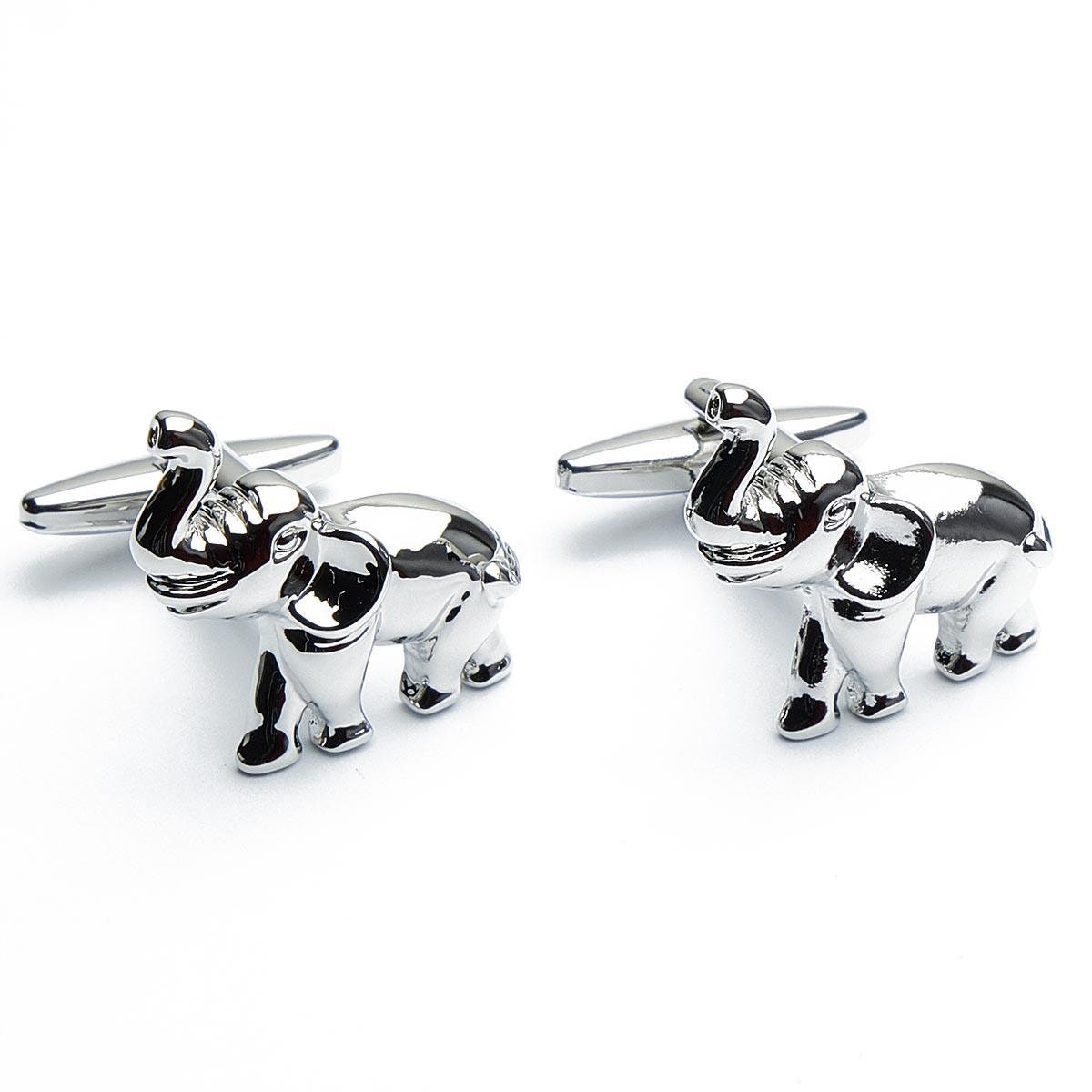 Cufflinks - Elephant African Trunk Up