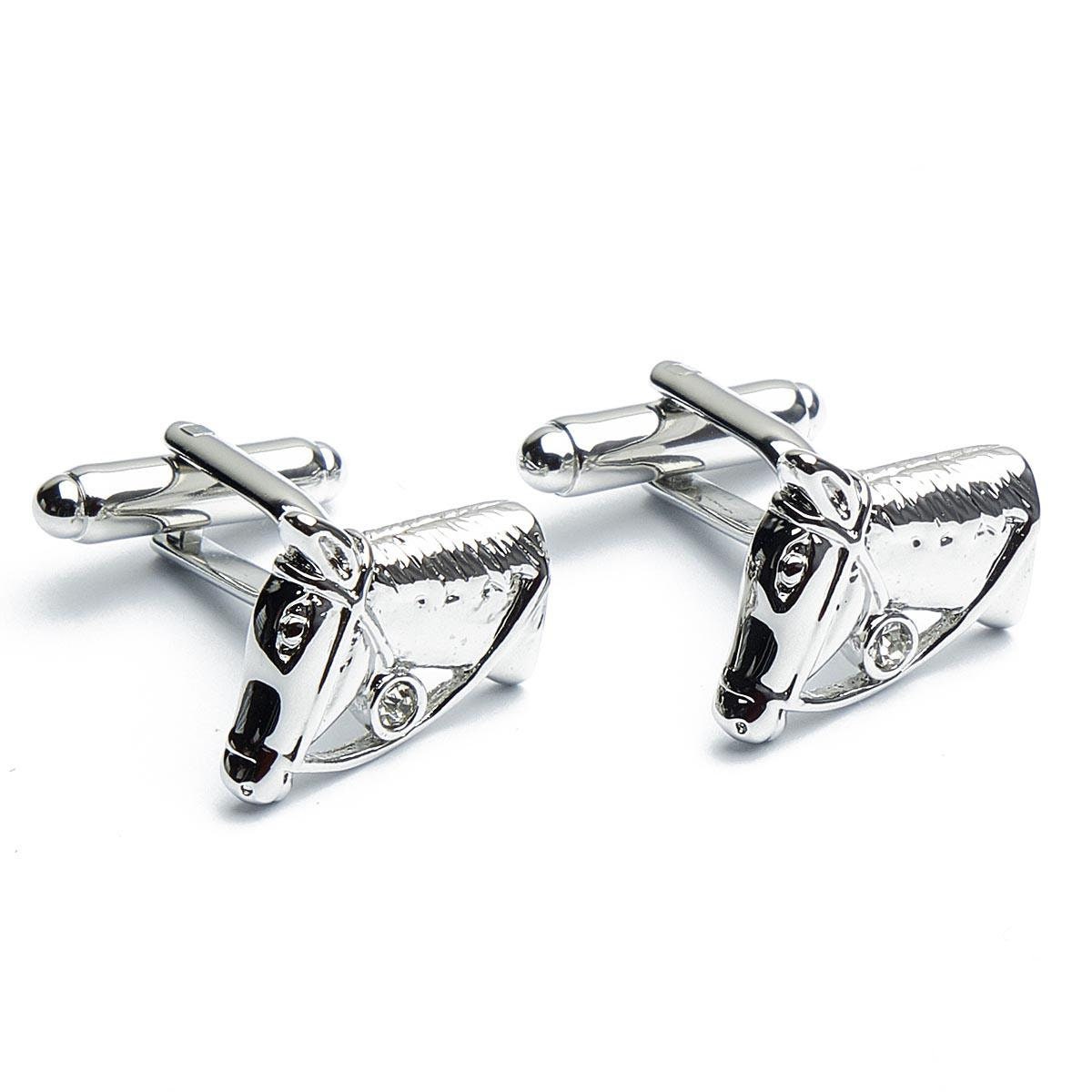 Cufflinks - Horse Horse Head Riding High Detail