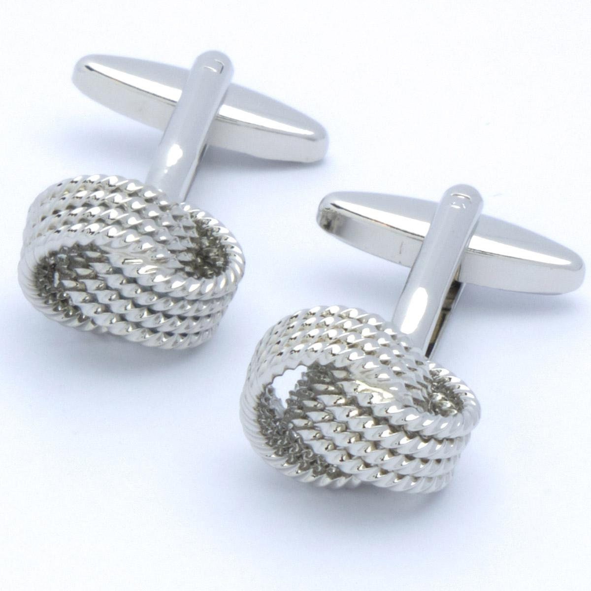 Cufflinks - Two Rings Silver