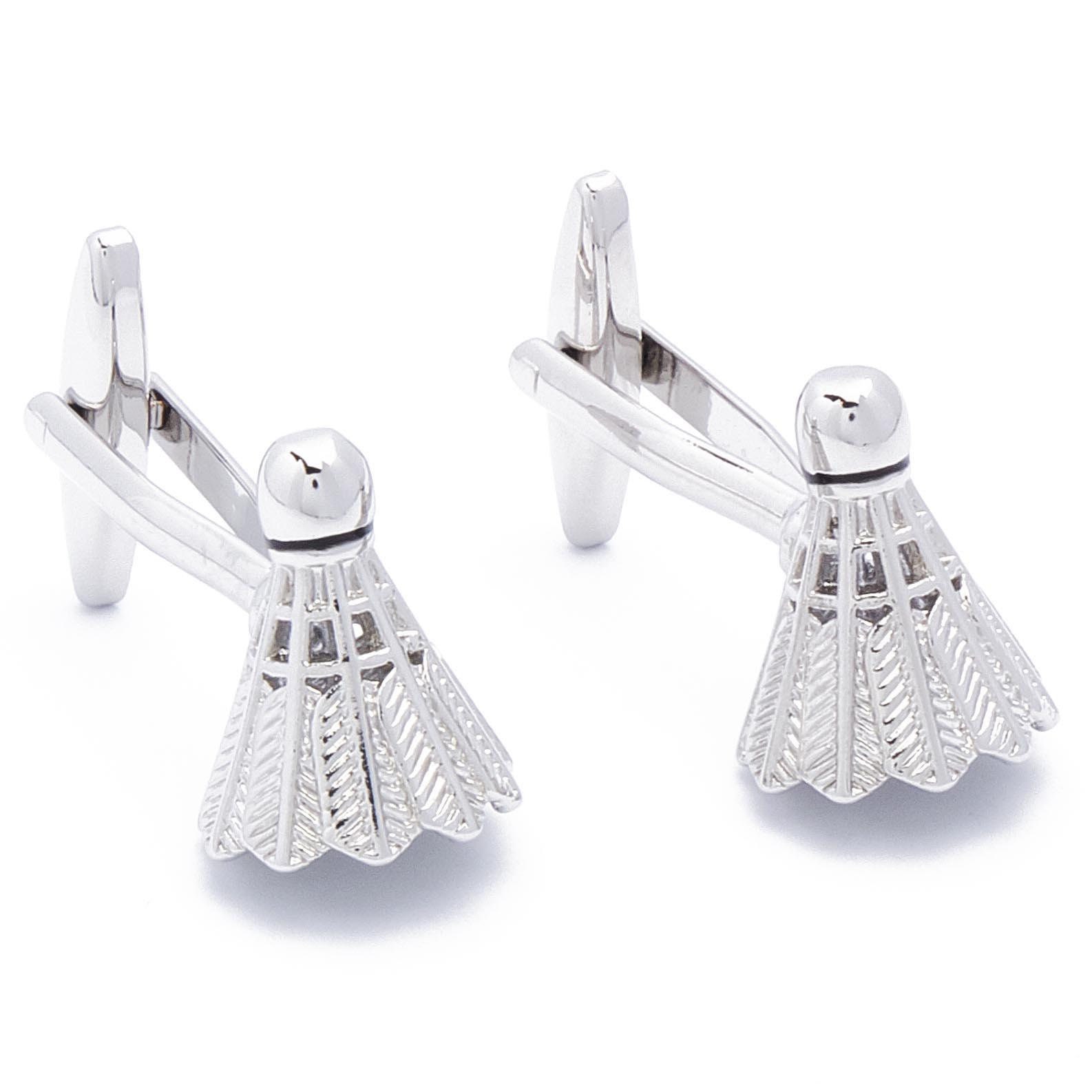 Cufflinks - Badminton Shuttle