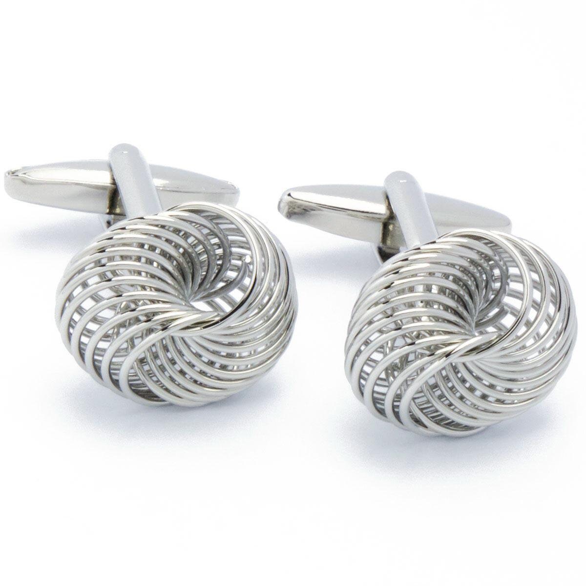Cufflinks - Eight Rings Classic Silver