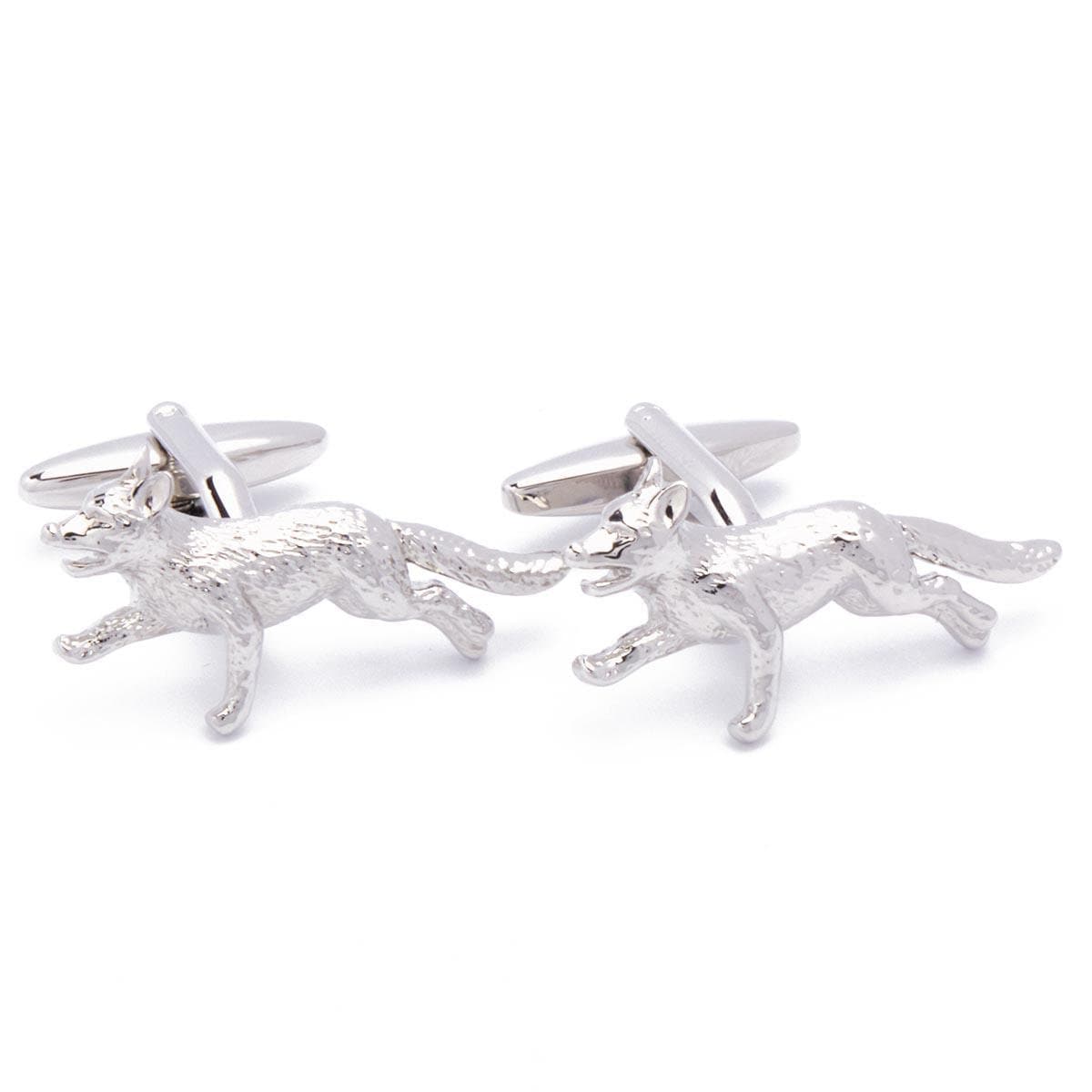 Cufflinks - Fox Red Fox Silver