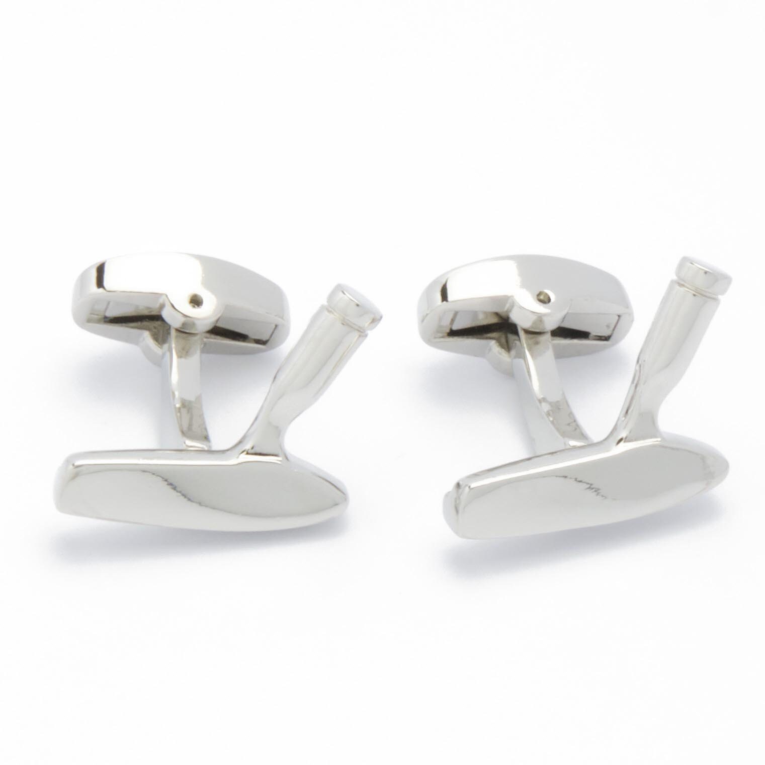 Cufflinks - Golfclub Twee Zilverkleurige Golfclubs