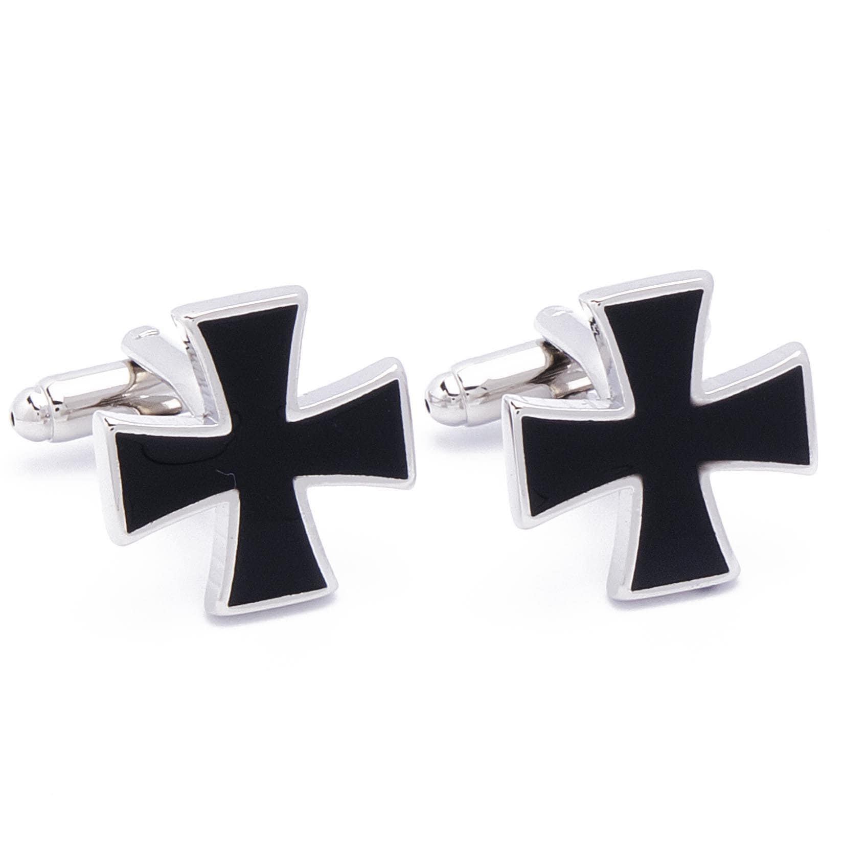 Cufflinks - Black Cross