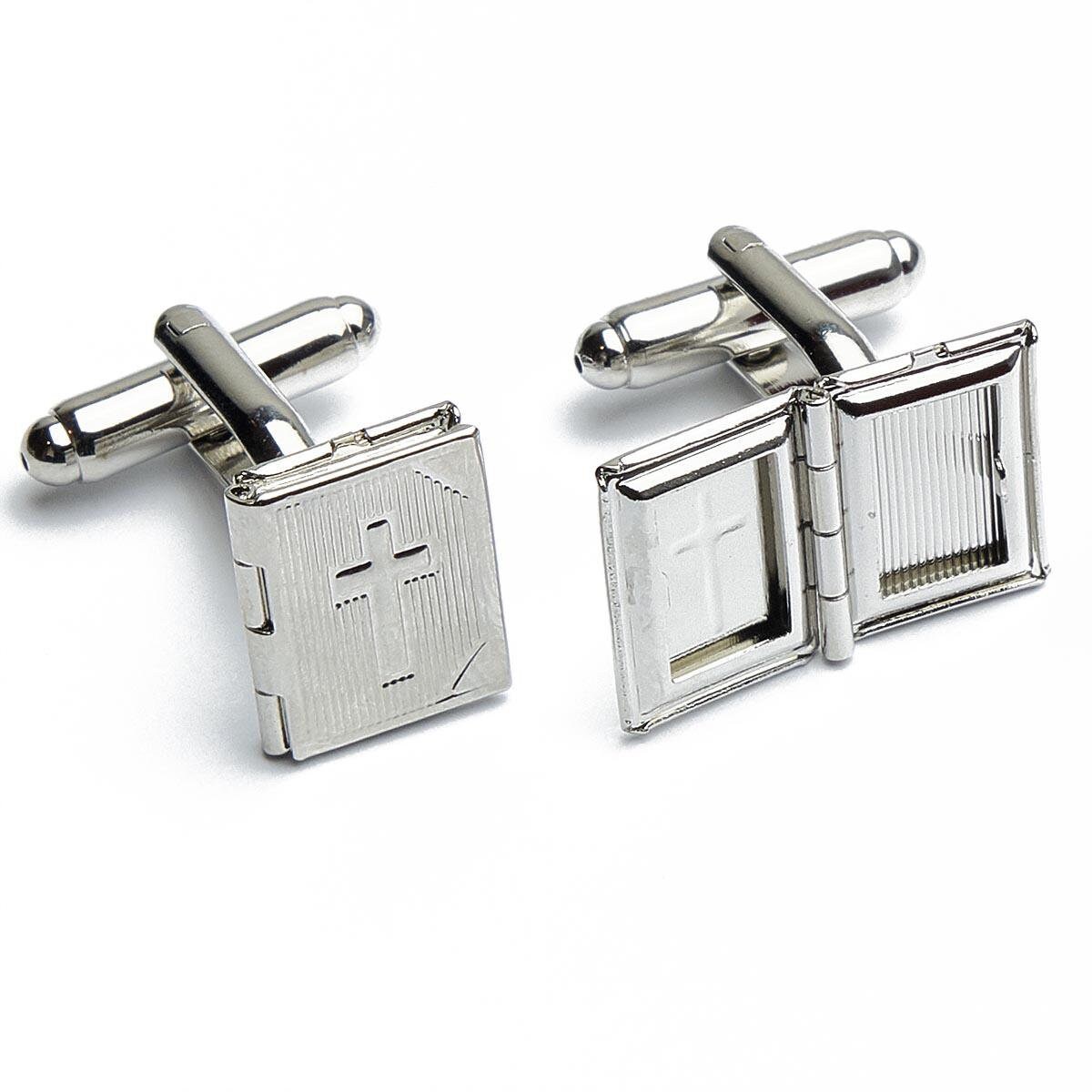 Cufflinks - Functional Photo Frame Religion Own Image