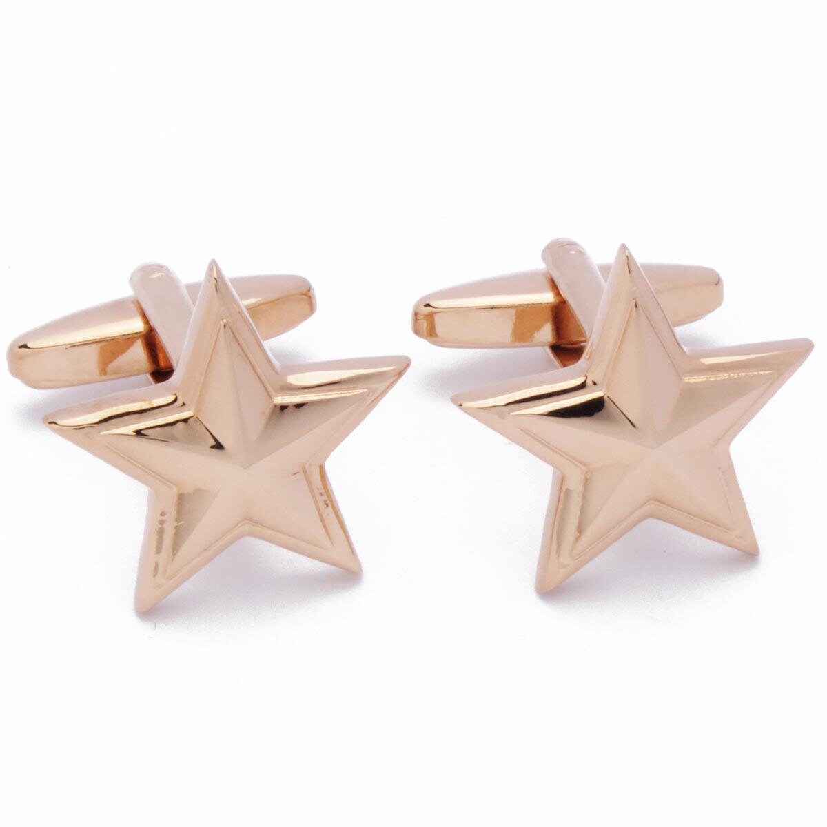 Cufflinks - Star Rose Gold