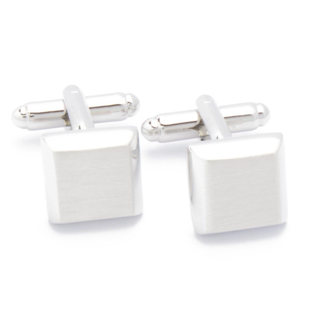 Cufflinks - Square Solid Trapezoid
