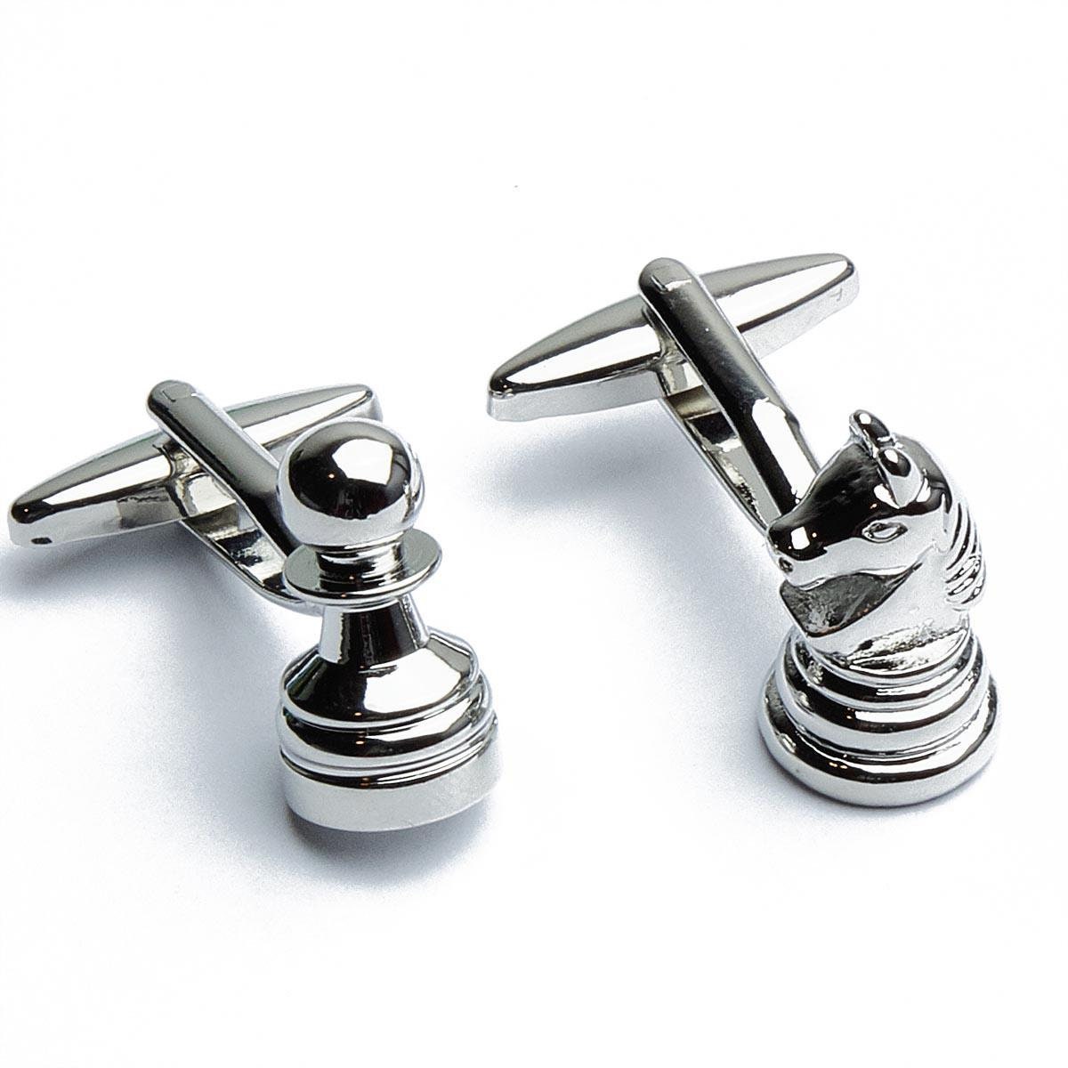 Cufflinks - Chess Chess Pieces Horse Pawn