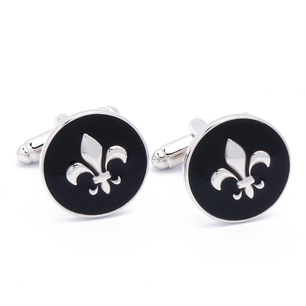 Cufflinks - Sparta French Lily Fleur de Lis