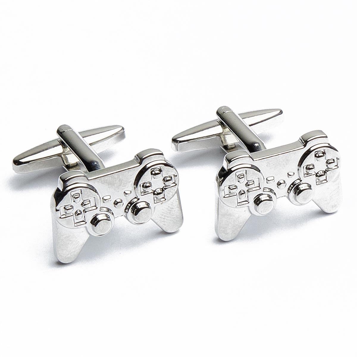 Cufflinks - Playstation Controller Console Silver