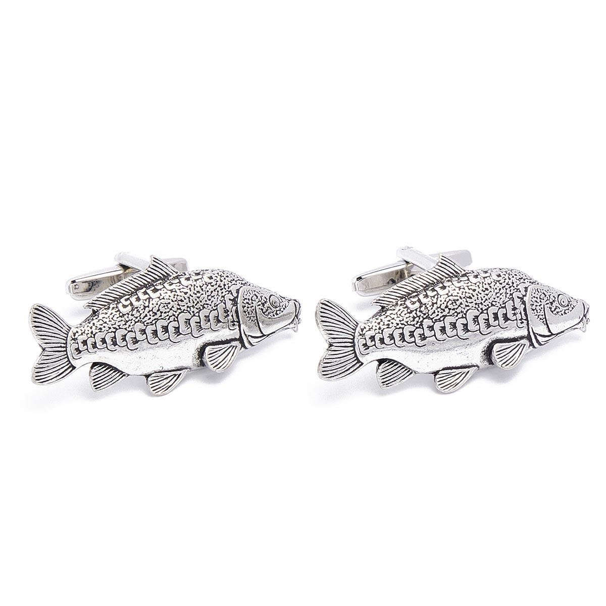 Cufflinks - Fish Carp Mirror Carp Fishing Sportfishing UK Made