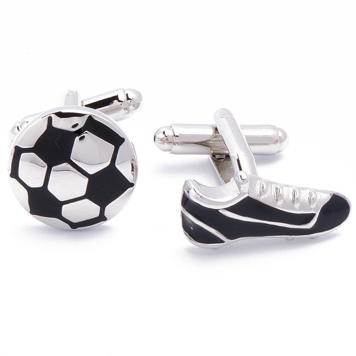 Cufflinks - Football Football Boot and Ball Football