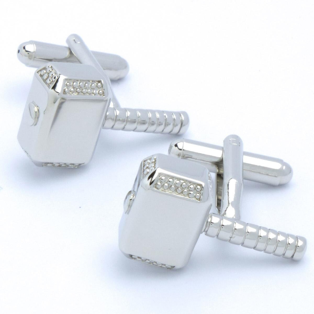 Cufflinks - Hammer Sledgehammer Silver