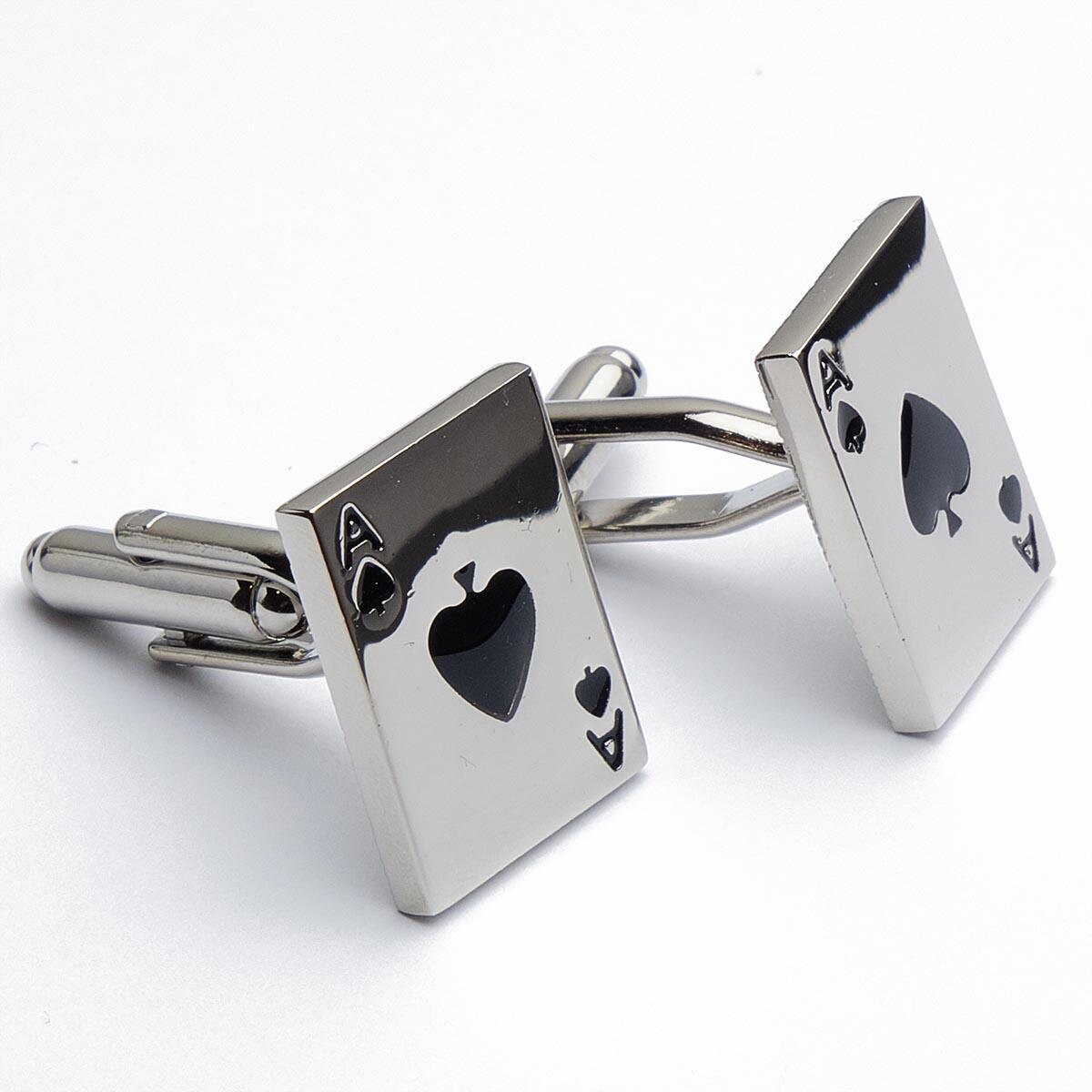 Cufflinks - Cards Playing Cards Spades Ace