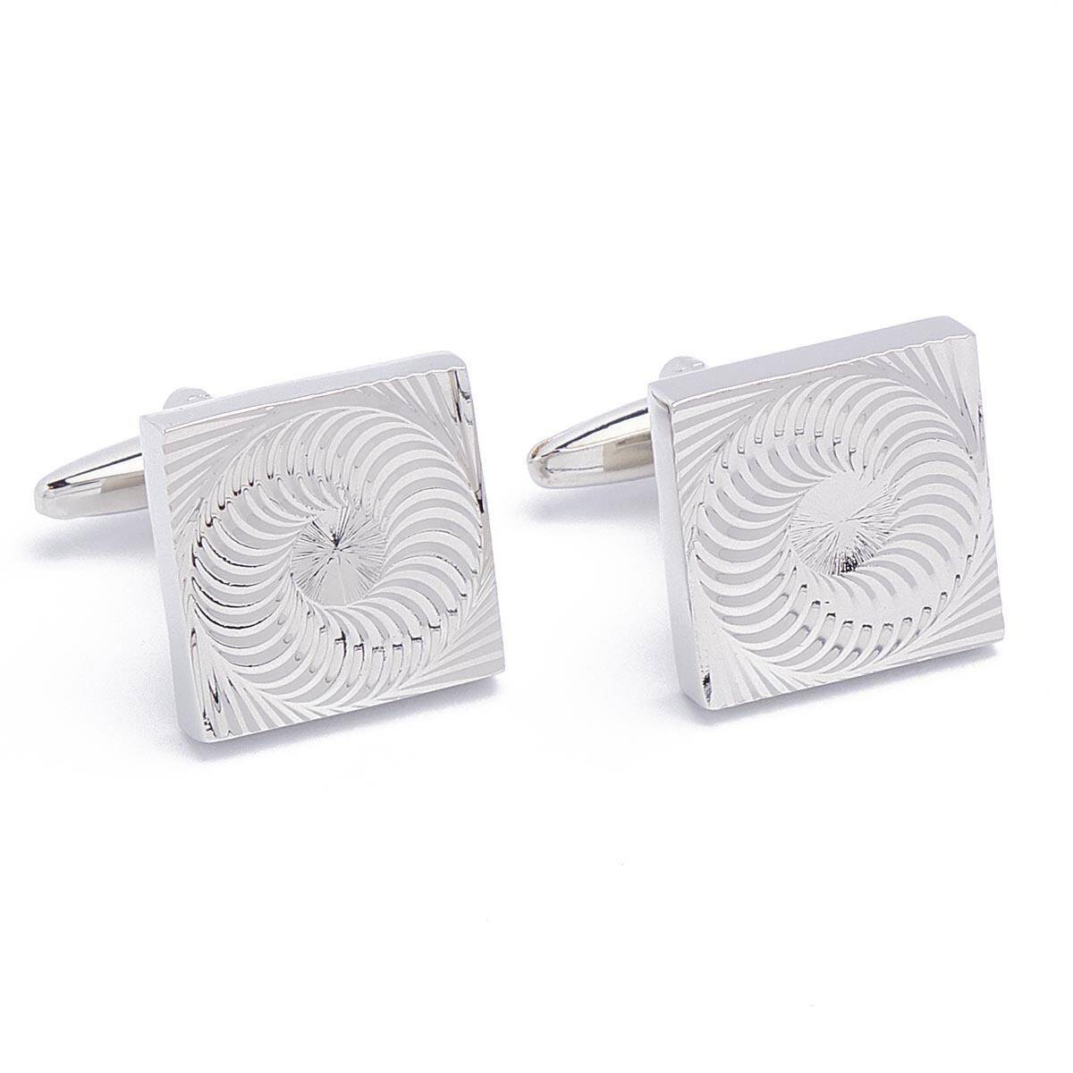 Cufflinks - Whirlwind Whirlpool Classic Square