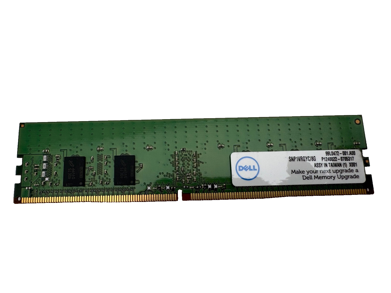 Dell SNP1VRGYC/8G 8GB DDR4-2666V ECC Reg Server Memory Genuine Dell OEM Kingston